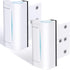 2Pack Door Reinforcement Lock Withstands 800lbs of Force - White Extra Proof