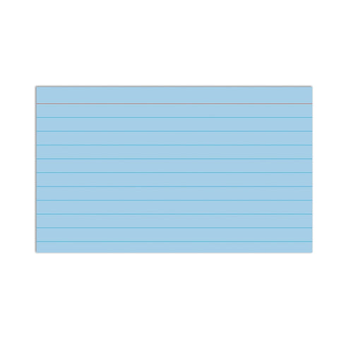 C-Line 3 5 100/PK (48810) x Index Cards, Assorted Colors, Ruled