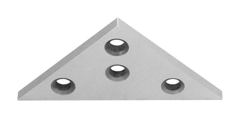 Accusize Industrial Tools 2 Pcs Solid Angle Plate Set - 30-60-90 Deg and 45-45-90 Deg