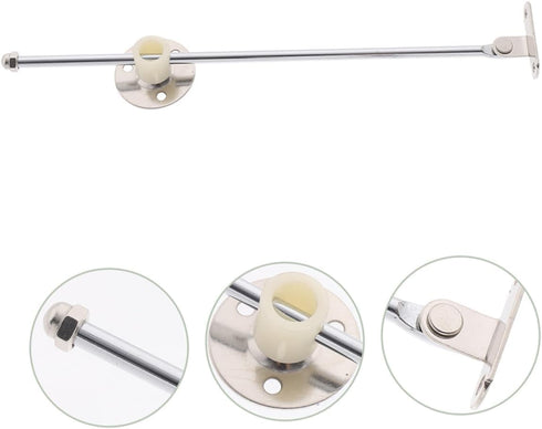 OSALADI Cabinet Support Furniture Rod Round Plate Design for Easy Movable Bedside Connector for Cabinet Doors Elegant