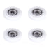 MroMax Roller Idler Bearing Pulley, 6 x 33 x 7mm Sliding Conveyor Nylon Wheel with 626ZZ Bearing, 4Pcs
