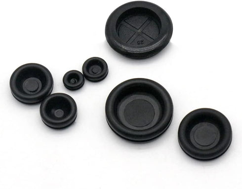 188 Grommet Vrupin Pieces Rubber Kit Rubber Plugs for Round Holes, Wiring, Electrical, Plumbing, and More