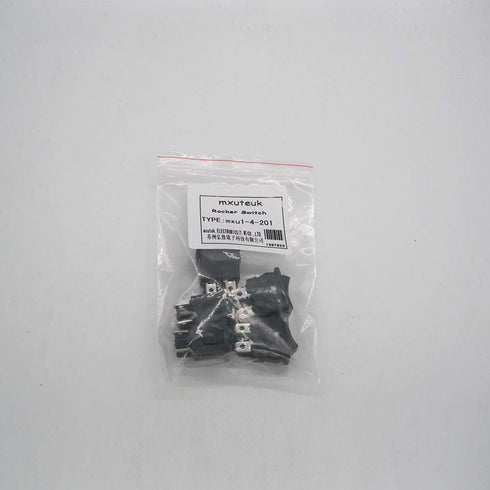 mxuteuk 5pcs Snap-in DPST Rocker Switch Toggle Power ON-Off Switch for Car Auto Boat Household Appliances