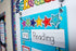 Teacher Created Resources Light Blue Marquee Pocket Chart - 14 Pocket (13" x 34"), Model: 20773
