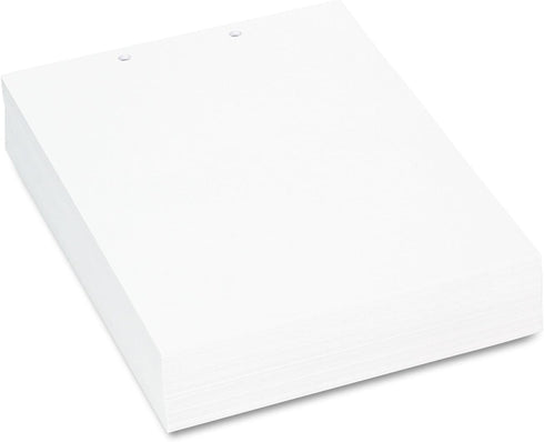 PrintWorks Professional Pre Punched Paper, 2 Hole Punch Top For 2 Ring Binders & 2 Ring Clipboards & Fastener File Folders, 8.5 x 11, 20 lb., 500 Sheets, White (04110) by PrintWorks