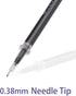 Gel Ink Rollerball Stylus Pen - 18 Pack, 0.38mm Extra Fine Point, 2 in 1 Capacitive Stylus Pen, Black Ink