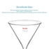 StonyLab 2-Pack Heavy Wall Borosilicate Glass Funnel, Short Stem 75mm Diameter