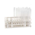 ULAB Scientific White Tube Rack Set with 60pcs Plastic Macaroon Party Tubes, Nature Color