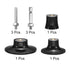 3 Pack 1" 1.8" 2.7" 1/4" HARFINGTON Disc Pad Holder Quick Change Disc Shank Holder Mandrel for Die Grinder Sanding