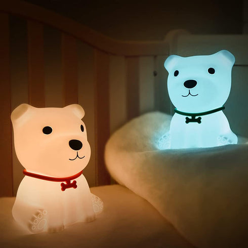SCZWP8 Small Dog Light Room Night Light Bedroom Bedside Charging Small Night Light Baby Feeding Light Atmosphere