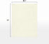 LUXPaper 8.5" x 11" Classic Linen Paper | Letter Size | Natural White | 70lb. Text | 50 Qty by LUXPaper
