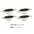 8pcs Self-Adhesive Sticky Casters for Easy Movement of Storage Boxes Trash Cans and Furniture Wheels with Construction