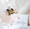 Thank You Cards with Envelopes and Stickers, 4x6 Inch, Gold Foil Floral