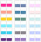 TuNan 720pcs 1 inch Colored Book Sticky Index Tabs Self Adhesive, Repositionable Page