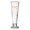 Professional Lab Graduated Measuring Cup with Spout, 50ml Wide Mouth Glass Conical Beaker
