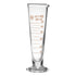 Professional Lab Graduated Measuring Cup with Spout, 50ml Wide Mouth Glass Conical Beaker
