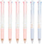 Cherry Multicolor Ballpoint Pens Set, 0.7 mm Ball Point Pen with 4 Color Ink (Black, Blue, Red, Green) (6 pcs)