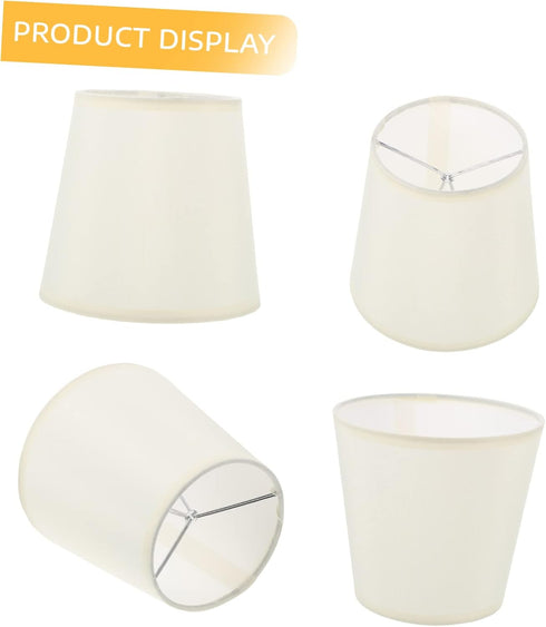 5.90 Inch Decorative Fabric Lamp Shade - Stylish Replacement for Table Lamps