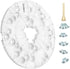 O'SKOOL 6-1/2" Router Polycarbonate Universal Base Plate Fits Router Porter-Cable, Bosch, Hitachi,