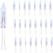 Generic 12 Volt Mini Christmas Replacement Bulbs for Incandescent String Lights, Pinched Base,