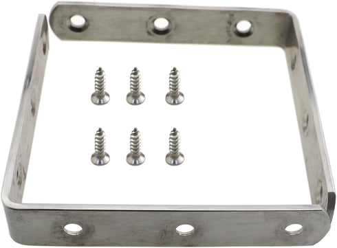 ZQIY 4PCS L Bracket Right Angle Brackets 100x100mm Stainless Steel Heavy Duty Corner