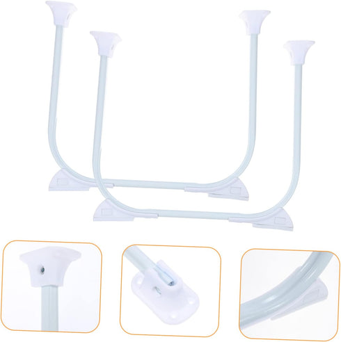 2pcs NUOBESTY Folding Hairpin Legs Metal Table Legs for Sofa Bedside Cabinet Easy to Install