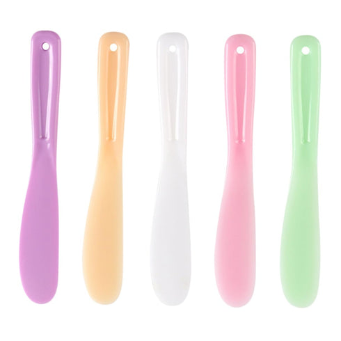 Baluue Facial Mask Plate Mixing Spoon 5 Pack Easy to Clean Reusable