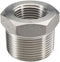 Beduan Stainless Steel Reducer Hex Bushing, 1-1/4" Male NPT to 1" Female NPT Pipe Adapter