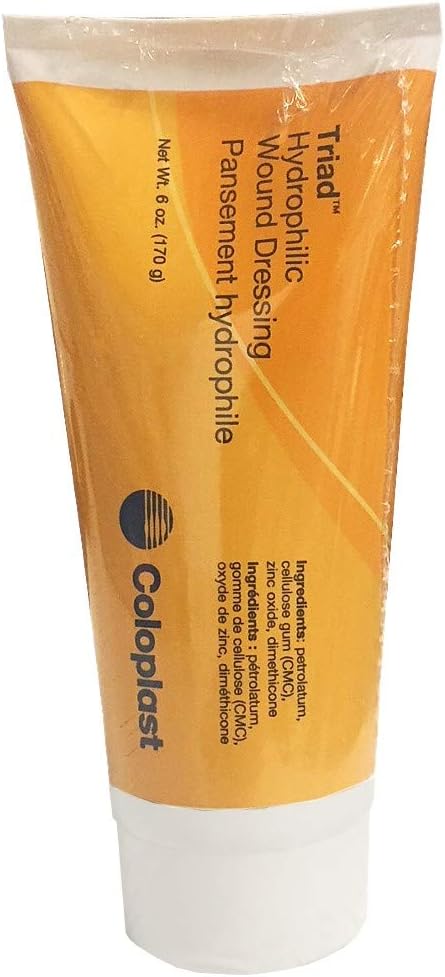 Coloplast Triad Hydrophilic Wound Dressing with CMC 6 oz. Sterile 1967, 1 Ct