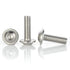 MewuDecor M4-0.7 x 8mm Flanged Button Head Socket Cap Screws, Stainless Steel 18-8, 50 PCS