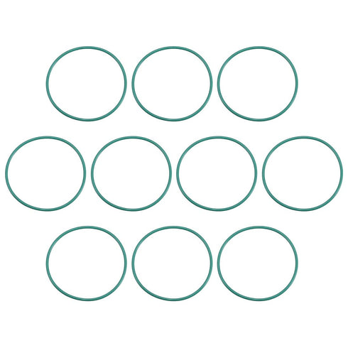 uxcell Fluorine Rubber O-Rings, FKM Seal Gasket for Machinery Plumbing, 30mm OD, 28mm ID, 1mm Width, Green, Pack of 10