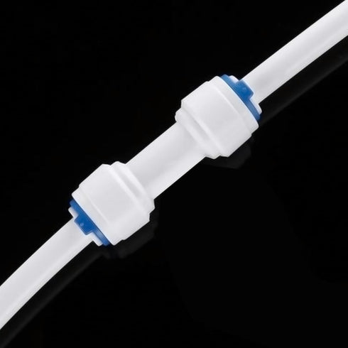 4 Pack 1/4inch to 3/8inch OD Quick Straight Push Connector for RO Water Systems Purifiers Filters