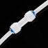 4 Pack 1/4inch to 3/8inch OD Quick Straight Push Connector for RO Water Systems Purifiers Filters