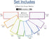 Magnetic Dry Erase Labels - 32 Pcs Large, 5.5 x 2.5 inches, Multipurpose Sticky Labels with Dry Erase Marker for