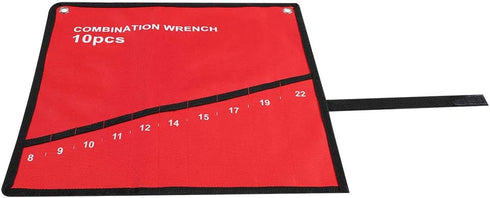 Wrench Roll Up Pouch, Multi Pocket Tools Storage Bag, Canvas Organizer for Spanner, Plier, Wrench (10 Months)