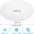 12.5" 3/8" 13-15" PATIKIL Lampshade Diffuser, Diameter with Center Hole Round Diffuser for Drum Lampshades Pendants
