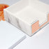 Marble Sticky Note Holder, Rose Gold Edge Memo Holder, Acrylic Sticky Notepads Holder for Desk Organization