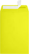 LUXPaper 6 x 9 Open End Envelopes, Peel & Press, Citrus Yellow, 50 Qty