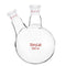 StonyLab Glass 500ml Heavy Wall Round Bottom Flask RBF, 19/22 Center and Side Standard Taper Outer Joint