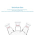 stonylab Glass 500 mL Heavy Wall 3 Neck Round Bottom Flask RBF, 19/22 Center and Side Standard Taper Joint
