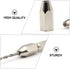DOITOOL 6 Pcs Mini Vise Drill Model Tools, Hand Auger Miniatures, Double Ended Pin Vise Set