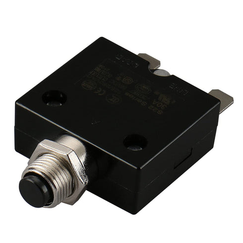 Baomain Circuit Breaker Thermal Overload Switch Protector W66-30A 125/250VAC/50VDC Push Button Reset