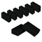 Project Box, 8 Pieces Electrical Box Small Junction Box, ABS Plastic Enclosure, Black, 3.15" x 1.97" x 1.02"