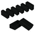 Project Box, 8 Pieces Electrical Box Small Junction Box, ABS Plastic Enclosure, Black, 3.15" x 1.97" x 1.02"