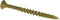 Hillman 42181 Pro Crafter Wood Screw, 8 by 3-Inch, 50-Piece, Yellow