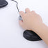 Ergonomic Memory Foam Wrist Pad, Anti-Skid Mouse Pad Support Mat for PC Computer Laptop Desktop (Deep Black)