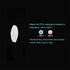 MECCANIXITY Magnetic Stirrer Mixer Stir Bar Rod, 20mm(0.79") x8mm Olive Shape PTFE Coating Magnet White 10Pcs