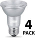 Feit Electric PAR20 LED Bulbs, 50W Equivalent, 5000K Daylight, Dimmable, E26 Base, 450 Lumens, 22-Year Lifetime, 4 Pack