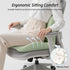 GPPYMX Seat Cushion Lumbar Support Pillow for Office Chair, Memory Foam L-Shaped Seat & Backrest Cushion for Long