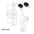 mxuteuk 50pcs Self-Lock Micro Push Button Switch DC 30V 1A for SMD Flashlight, Wall Outlet, Mini on/Off Switch